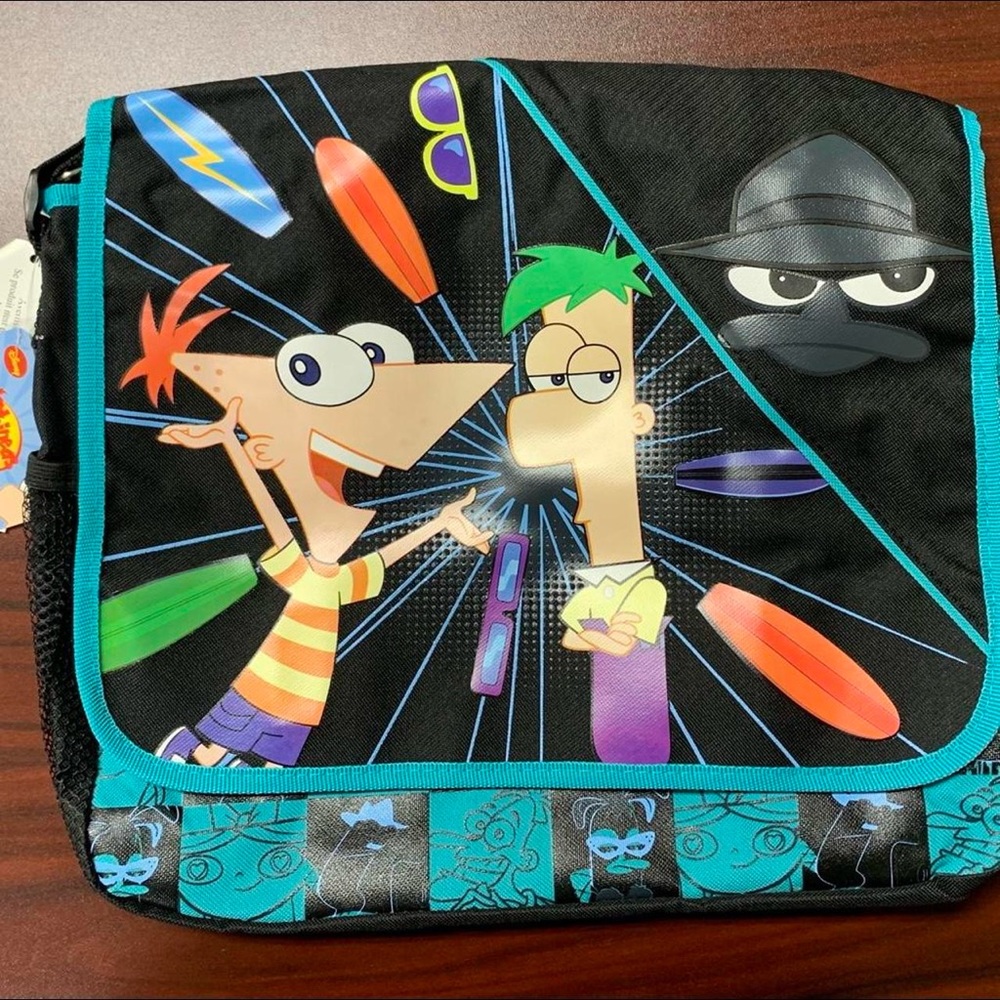 Disney XD PHINEAS AND FERB MESSENGER BAG